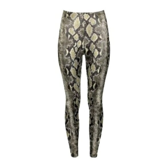 Commando Olive Snake Print Leggings XS - Picture 4 of 8